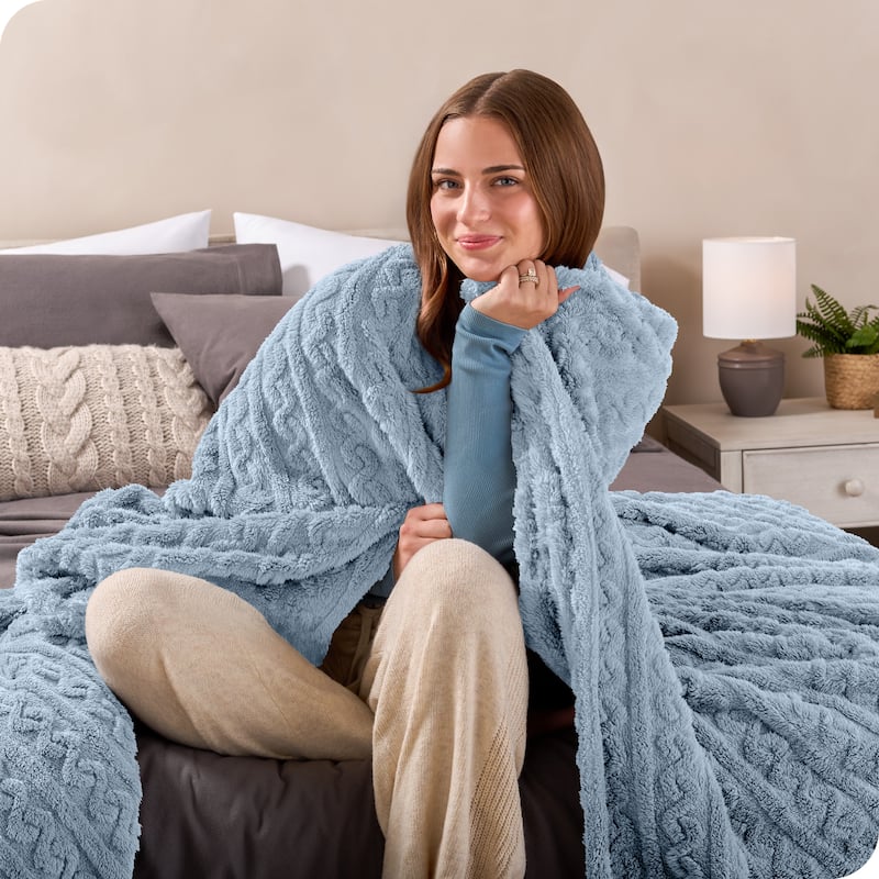 Faux Shearling Blanket
