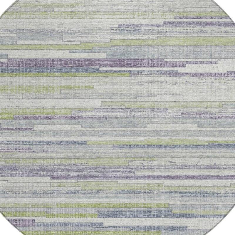 HomeRoots Striped Transitional Rectangle Outdoor Rug