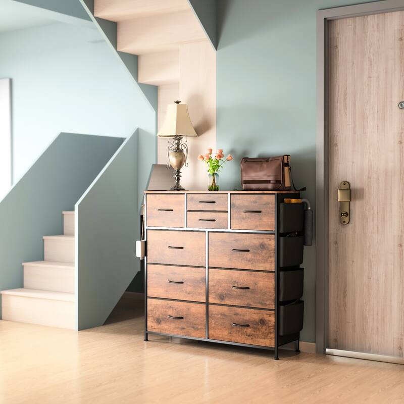 10 Drawer Dresser Closet Storage Tower Organizer Unit for Bedroom