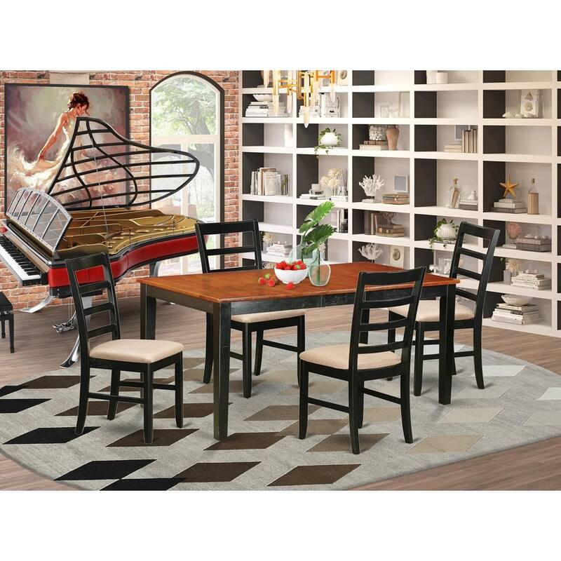 Rustic Dining Chair Set - Farmhouse Style Kitchen Chairs - Modern Dining Room Furniture