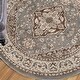 preview thumbnail 84 of 119, Miranda Haus Traditional Oriental Floral Medallion Indoor Area Rug