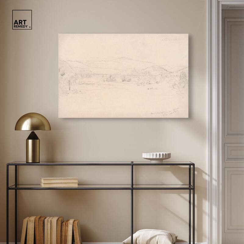 Study for View Mt. Washington Canvas by Art Remedy, Gallery Wrapped