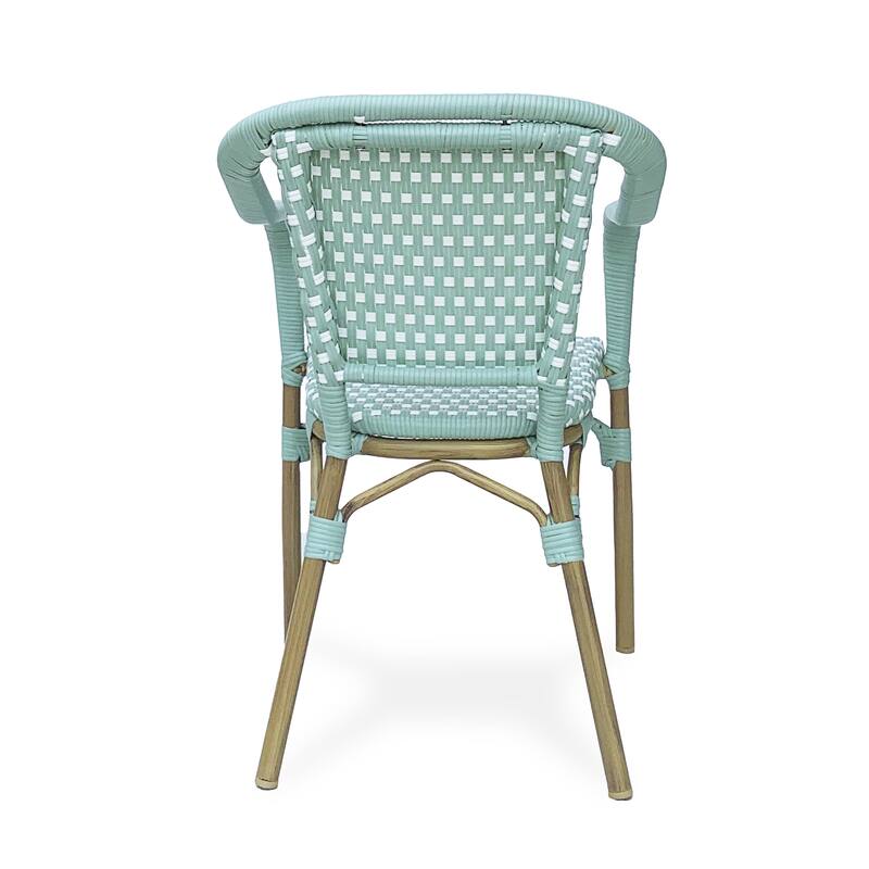 Cecil Outdoor French Cafe Chairs (Set of 4) by Christopher Knight Home