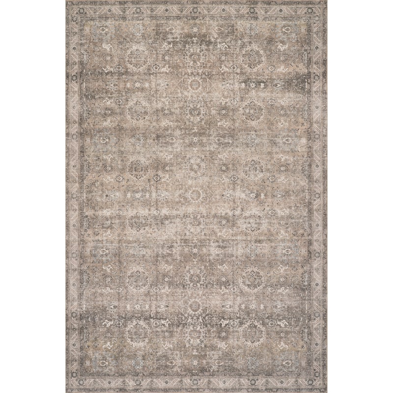 Nuloom Mirelli Antiqued Jute-Blend Area Rug - 9' x 12' - Brown - Rectangle