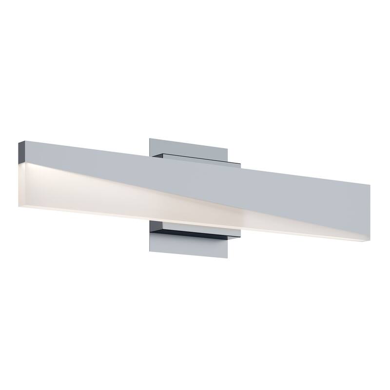 AFX Slant LED Vanity Light - Satin Nickel - 24"