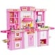 preview thumbnail 3 of 54, Kids Kitchen Playset Play Kitchen for Kids Corner Wooden Play Kitchen 5-7 Years - Play Food