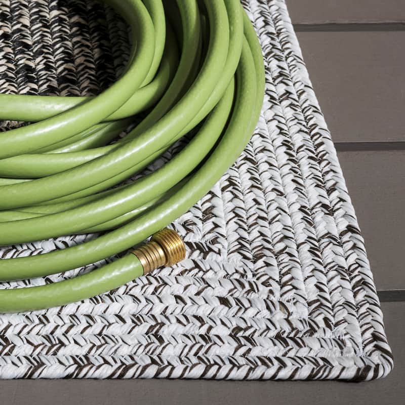 SAFAVIEH Handmade Braided Ecenur Indoor/Outdoor Machine Washable Rug