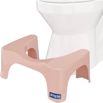 Squatty Potty Simple Toilet Stool, Clay 7 Inch - Ergonomic Bathroom Accessory for Natural Squatting Posture