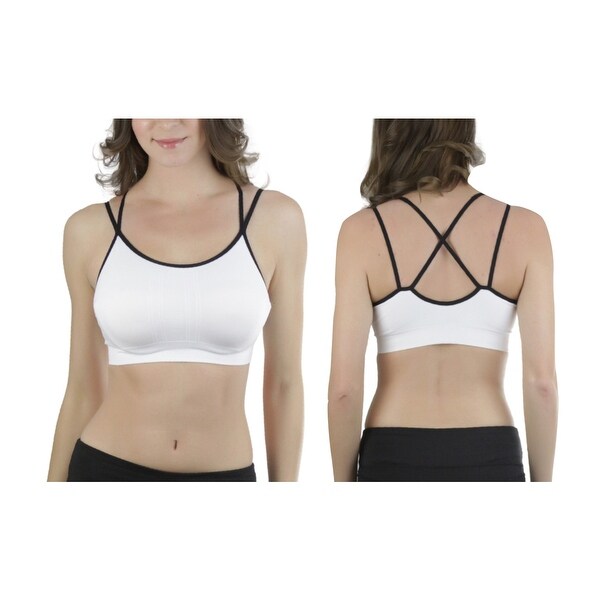 double strap sports bra
