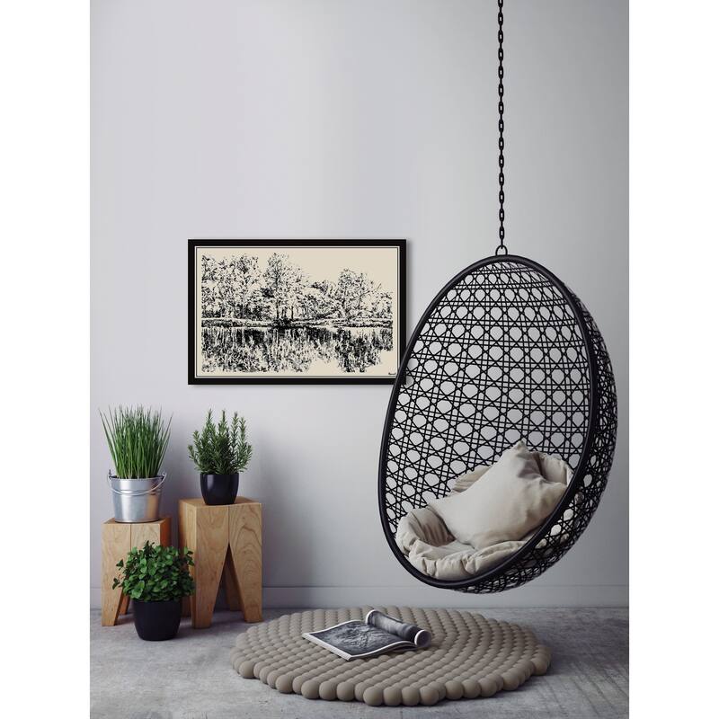 Open Flow Framed Print