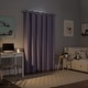 preview thumbnail 30 of 62, Sun Zero Harper Bright Vibes Total Blackout Grommet Curtain Panel, Single Panel
