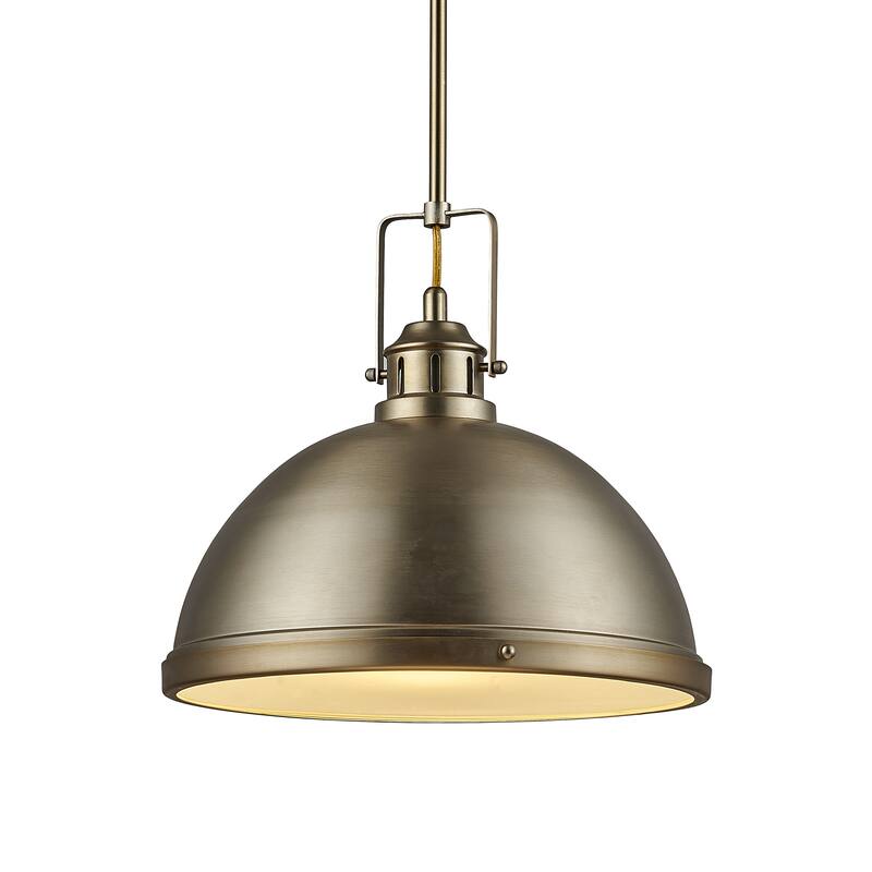 Singel Pendant 21.5 Inch Chrome Finish