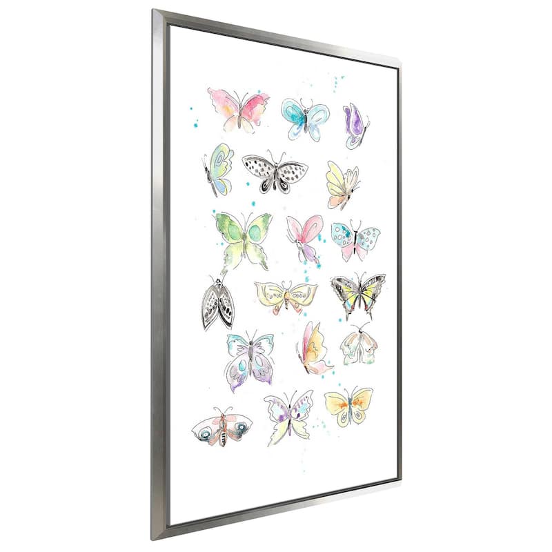 "Butterfly Pattern" Print on Floating Canvas
