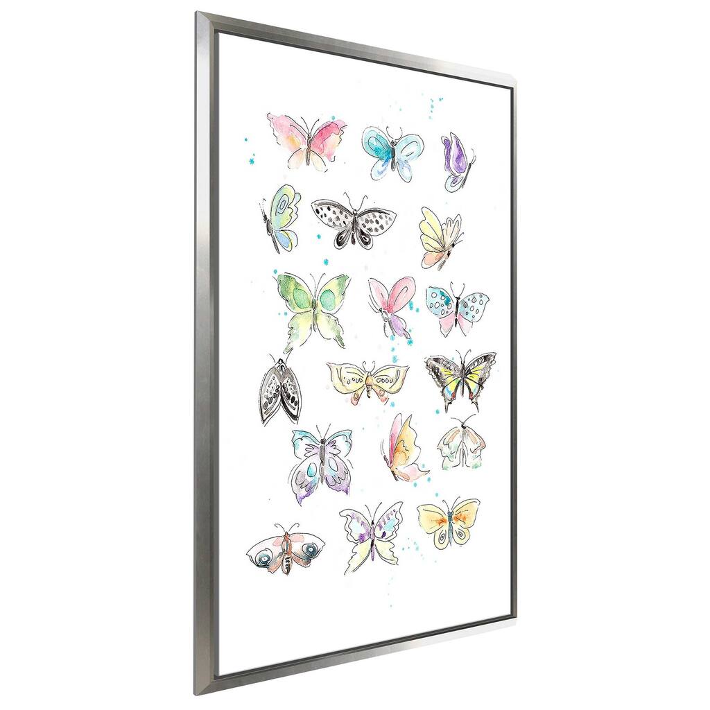 "Butterfly Pattern" Print on Floating Canvas