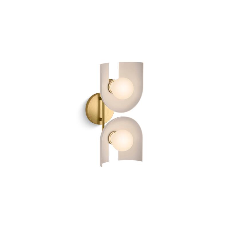 Kohler Lighting 31783-SC02 Jabot 2 Light 8" Tall Wall Sconce