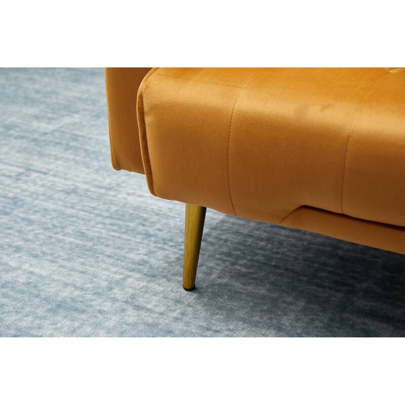 75'' Wide Tufted Velvet Convertible Sleeper sofa