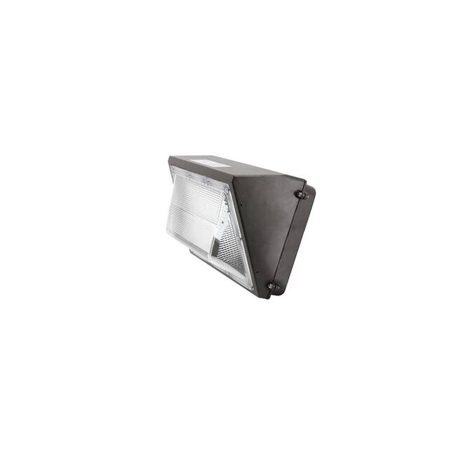 120-Watt Equivalent Integrated LED Bronze Dusk to Dawn Wall Pack
