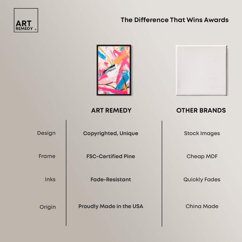 Exuberant Hues IV Canvas by Art Remedy