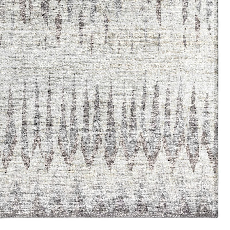 Indoor/Outdoor Rylee Boho Diamonds Washable Rug New