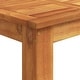 preview thumbnail 9 of 46, vidaXL 5 Piece Patio Bar Set Gray Solid Wood Acacia and Poly Rattan - 23.6" x 23.6" x 41.3"