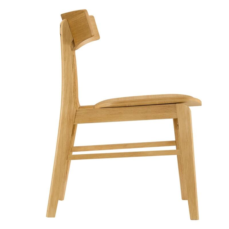 Spruce & Spring Modern Farmhouse Dining Chair with Ergonomic Bentwood Back