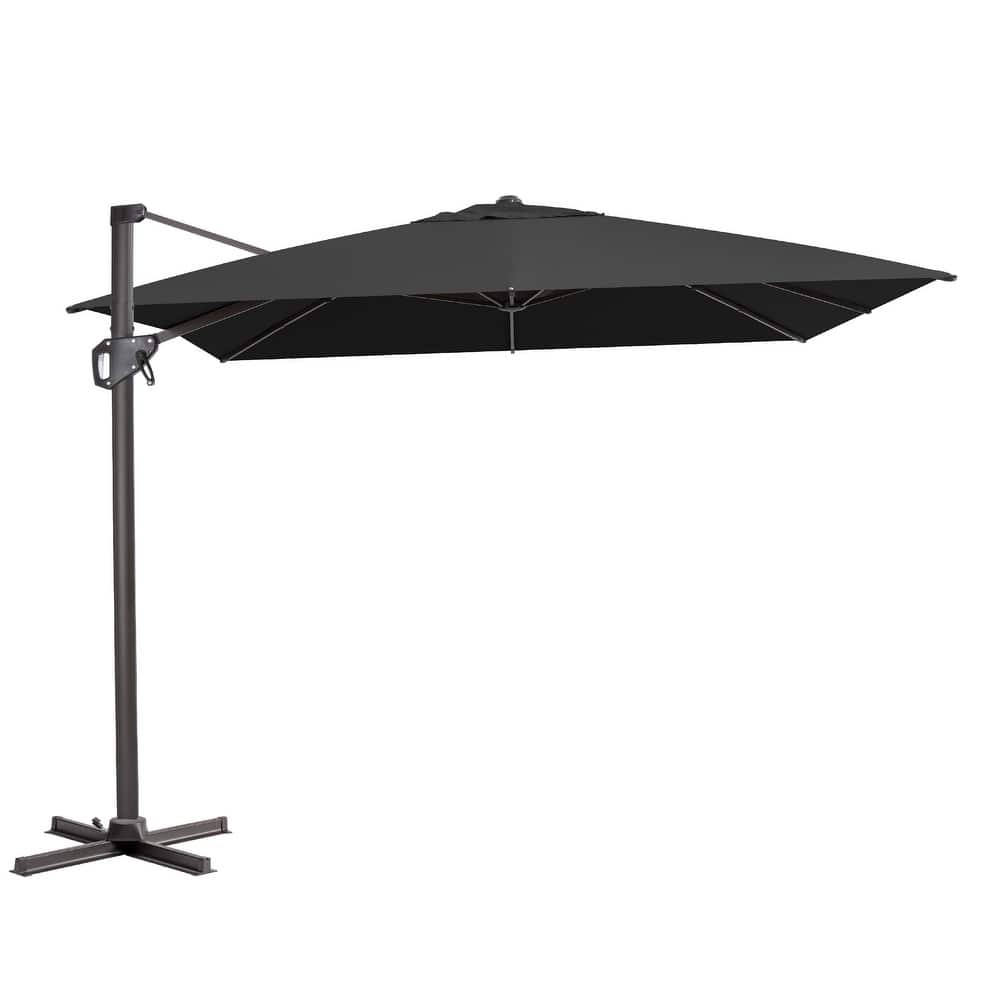 VredHom Patio Outdoor 9 FT x 11 FT Cantilever-Offset Umbrella with No Base