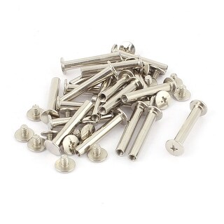 DIY Leather & Album Making? Grab These M5 Nickel Plated Chicago Screws! Album Purse Binding Rivets – 6mm To 100mm