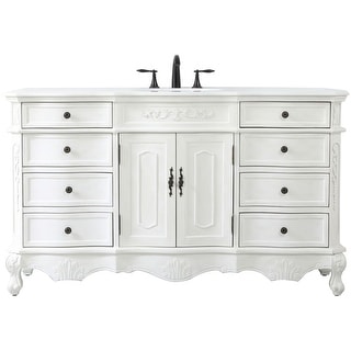 Elegant Lighting VF10160-VW Danville 60" Free Standing Single Basin