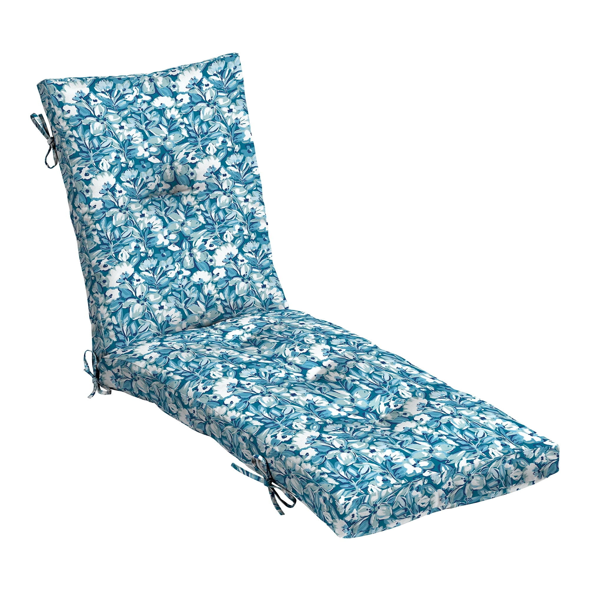 ARDEN Outdoor Plush Modern Tufted Chaise Cushion, 76 x 22