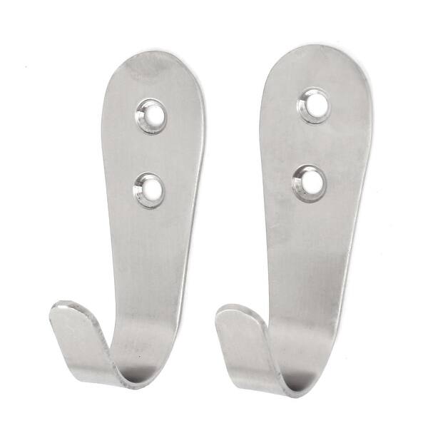 Shop Unique Bargains 2pcs Heavy Duty Stainless Steel Wall Mounted