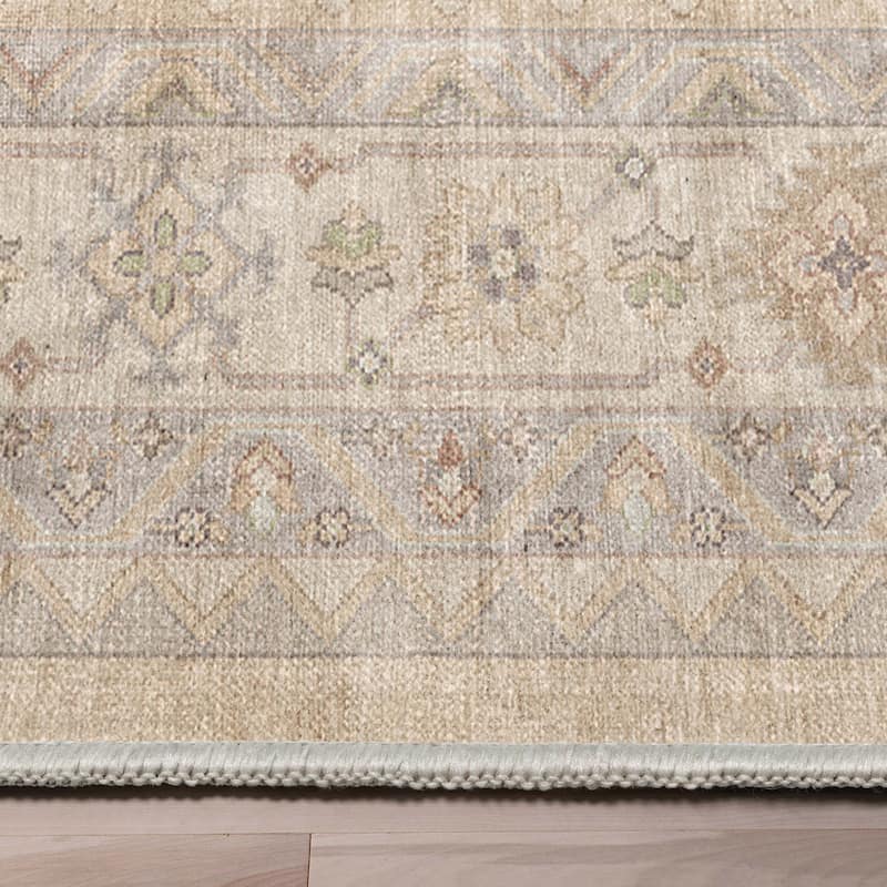 Well Woven Apollo Nicosia Medallion Flat-Weave Machine Washable Area Rug