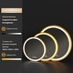 preview thumbnail 55 of 85, Gold Aluminium Alloy Frame Illuminated LED Bathroom Mirror