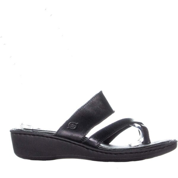 born siene wedge sandal black