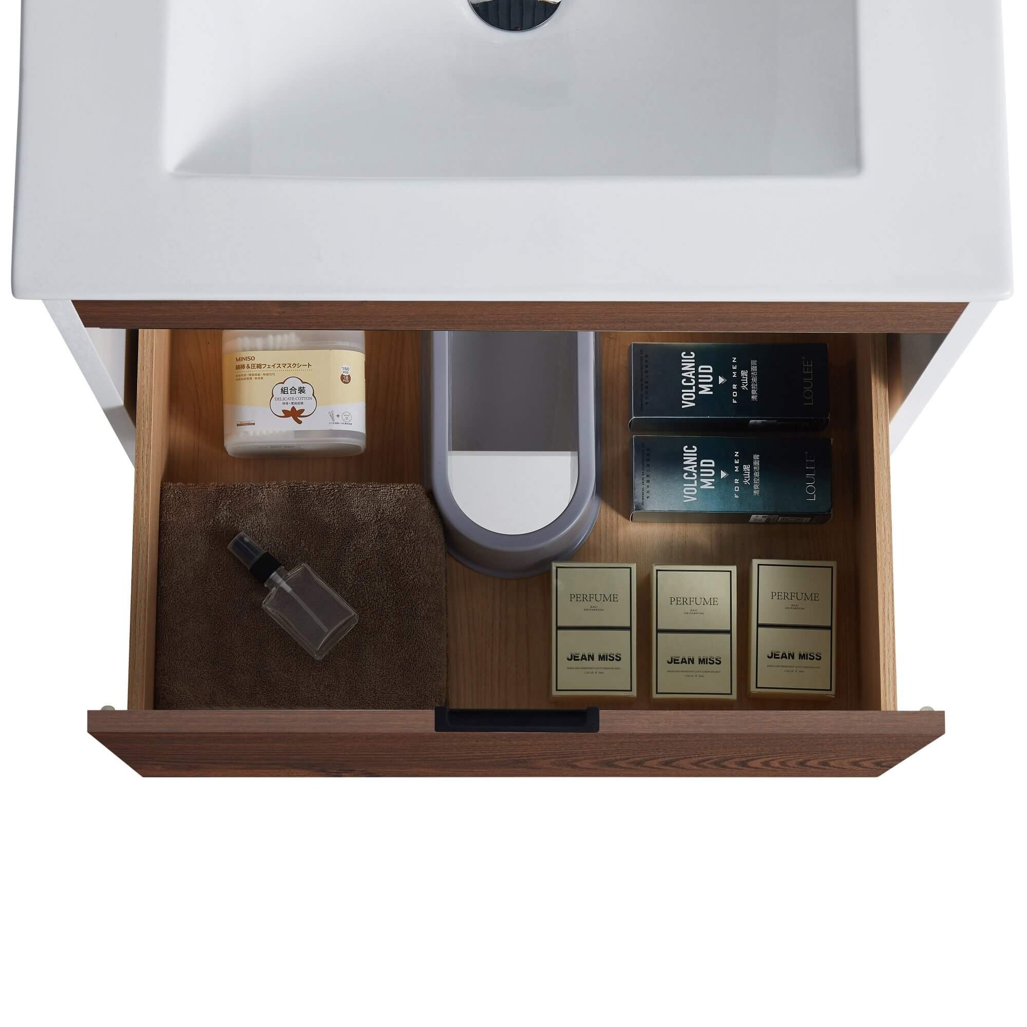 Fine Fixtures - Wall Mount Bathroom Vanity And Sink, Knob - Picture 9 of 29