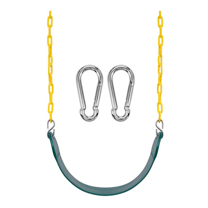 Sorbus Heavy Duty Swing Seat, 68inch Adjustable Chain, Support 220lb for Kids Outdoor Play - Set of 1