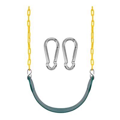 Sorbus Heavy Duty Swing Seat, 68inch Adjustable Chain, Support 220lb for Kids Outdoor Play