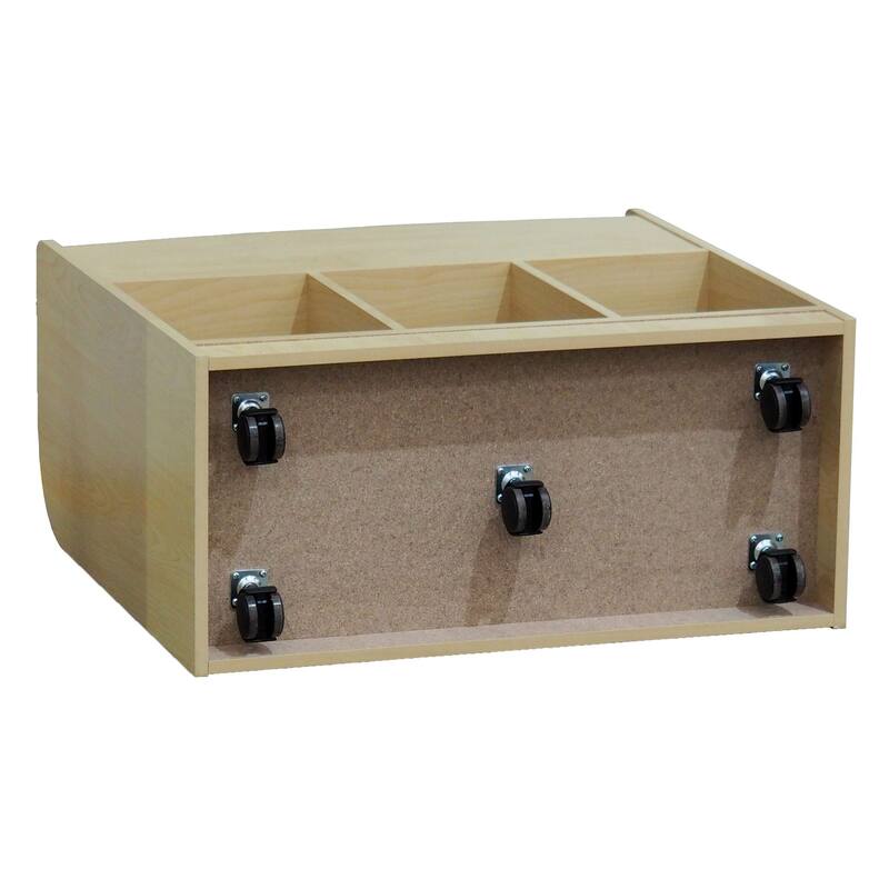 Magazine/Bookshelf with Toy Storage, Natural