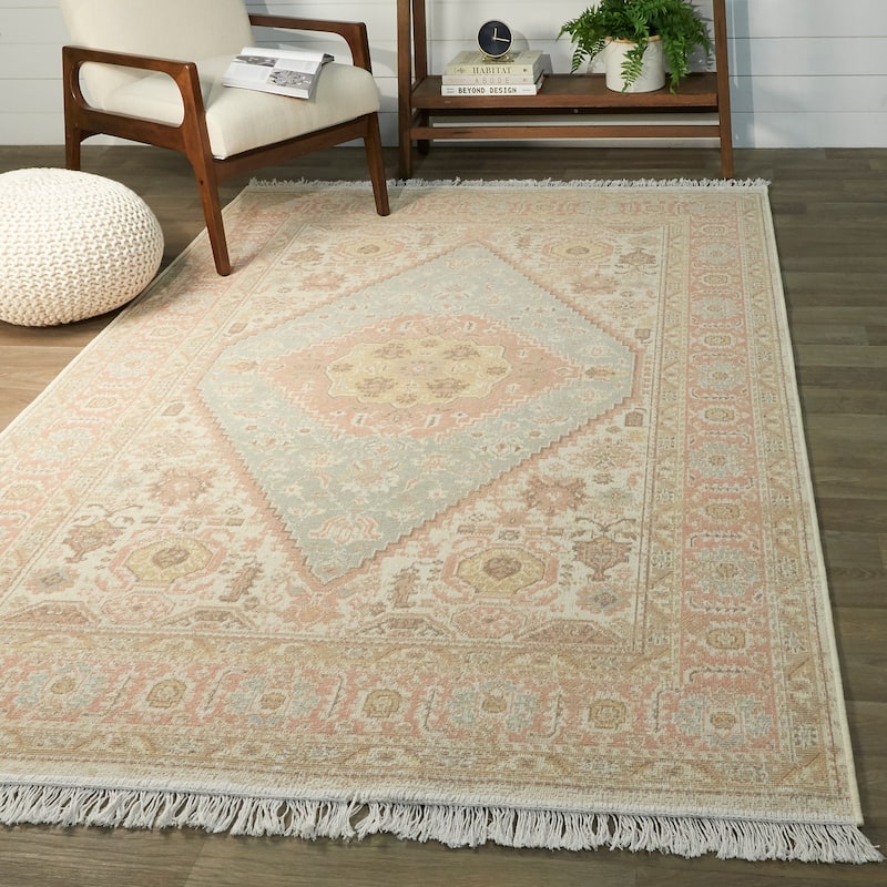 Kesgrave Traditional Medallion Recycled Area Rug
