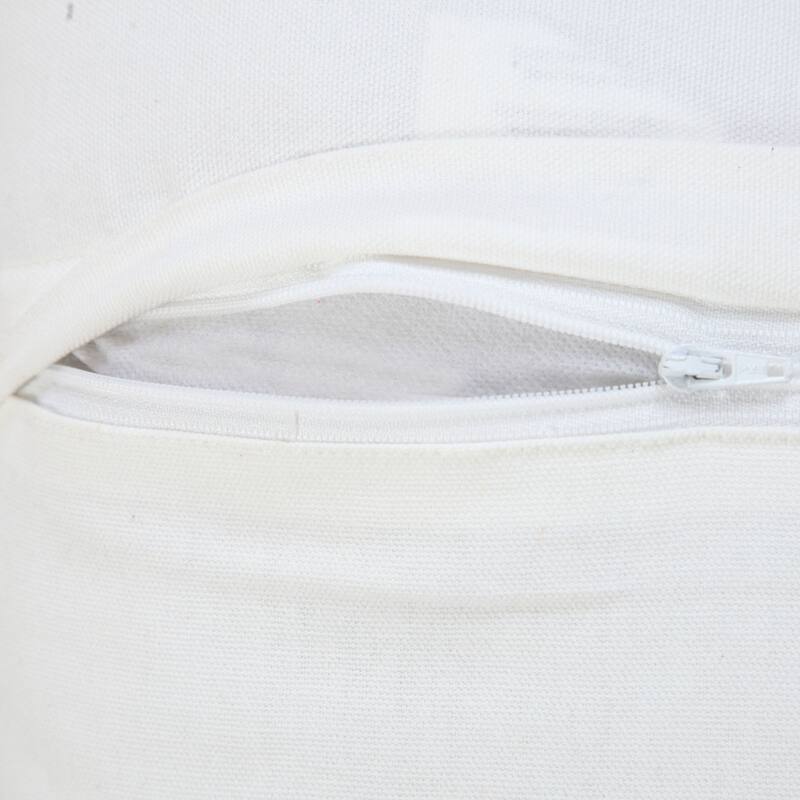 20" Pink Solid Fringe Square Throw Pillow