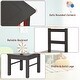preview thumbnail 20 of 18, Gymax 2-in-1 Kids Activity Table & 2 Chairs Set w/Storage Building - See Details