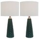preview thumbnail 22 of 27, Jameson Textured Ceramic Table Lamps (Set of 2)