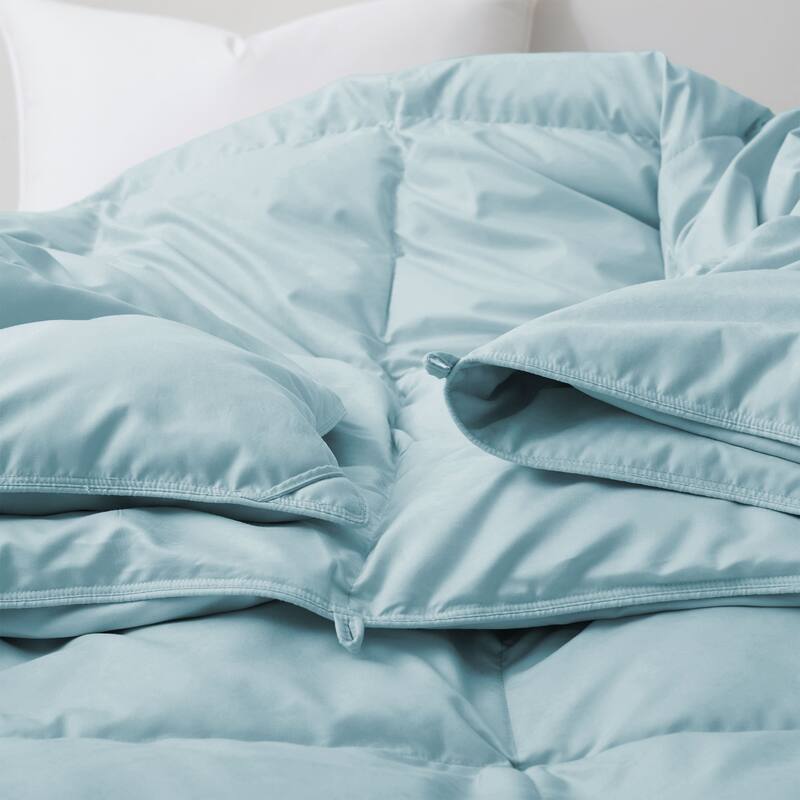 Lightweight Summer Flroal & Solid Printed Goose Feather Down Comforter Duvet Insert