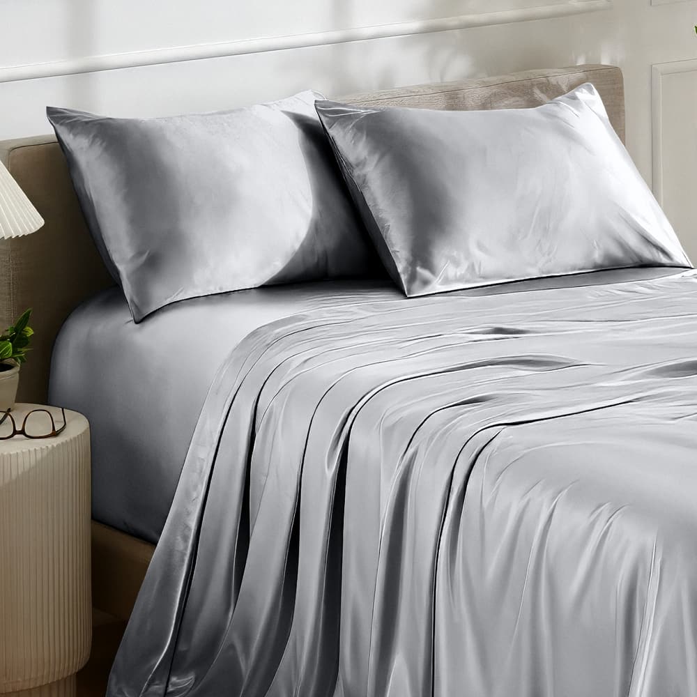 Bare Home Poly Satin Sheet Set