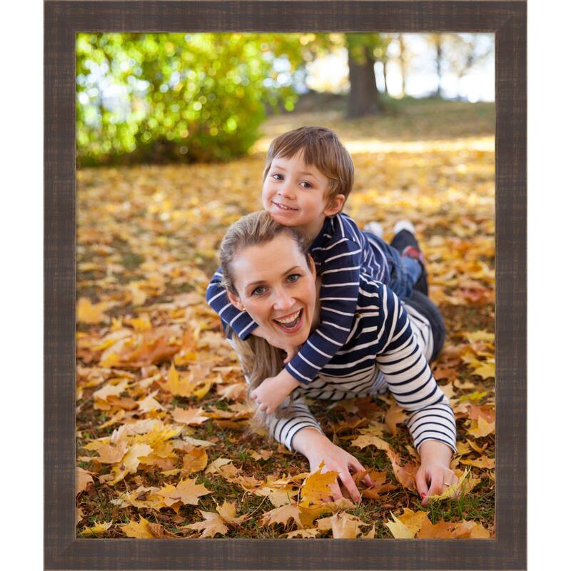 Whiskey Brown Rustic Framed Picture Frame, Photo Frame - 20x24