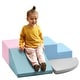 preview thumbnail 9 of 34, Soft Climb and Crawl Foam Playset, Safe Soft Foam Nugget Block