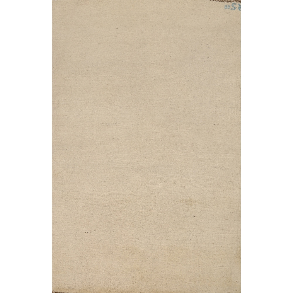 Gabbeh Oriental Foyer Rug Handmade Modern Wool Carpet - 3'3"x 5'0"