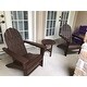 POLYWOOD® Vineyard 3-Piece Outdoor Adirondack Chair Set with Table