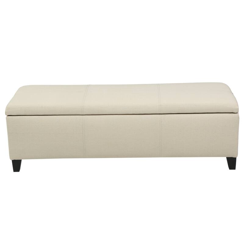 Lucinda Fabric Storage Ottoman Bench by Christopher Knight Home