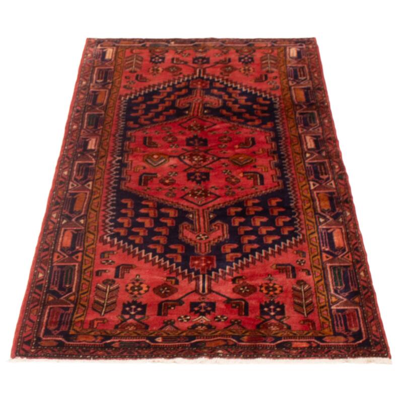 ECARPETGALLERY Hand-knotted Andelz Red Wool Rug - 4'3 x 7'10