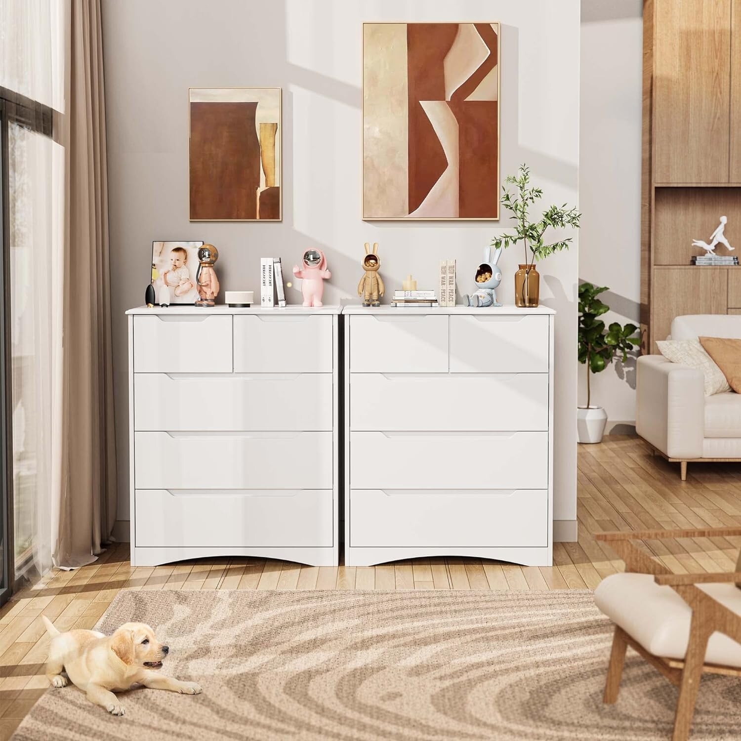 Large 5 drawer chest discount